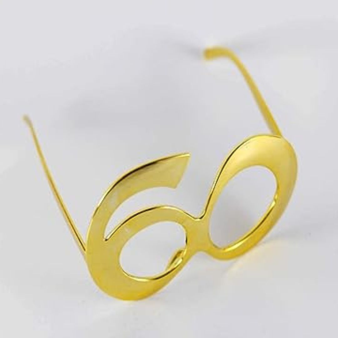 60th Birthday Fun Golden Shades - 1 Pc