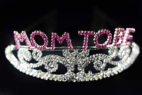 Mom To Be Metal Tiara -1PC