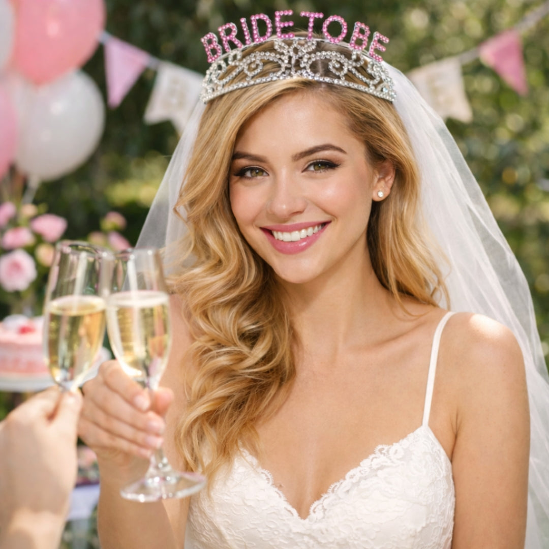 Bride To Be Metal Tiara -1PC