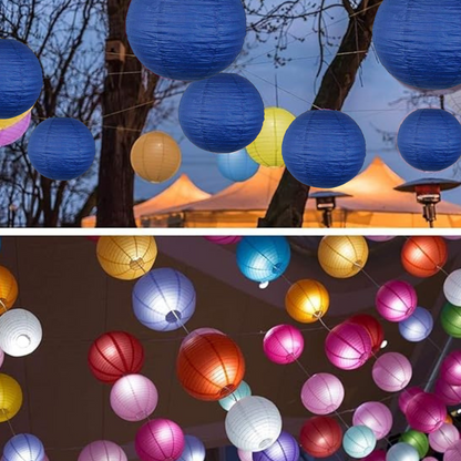 Royal Blue Paper Lanterns Small - 10 inches - 1PC