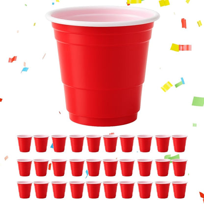 Red Drinking Shot Glasses for Serving Shots