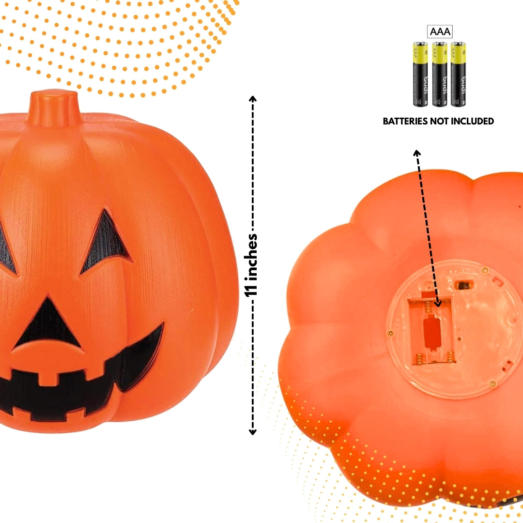 Large Pumpkin with Light for Halloween/ Theme Party Decor - 1PC