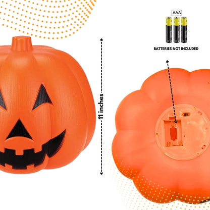 Large Pumpkin with Light for Halloween/ Theme Party Decor - 1PC