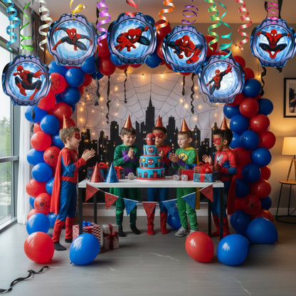 Spiderman Swirl Decoration - 12PC