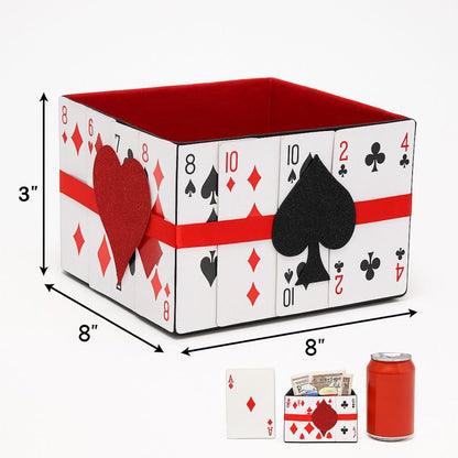 Card Party Boot Bowl or Table Decor Centepriece -  Size - 10 inches - 1PC