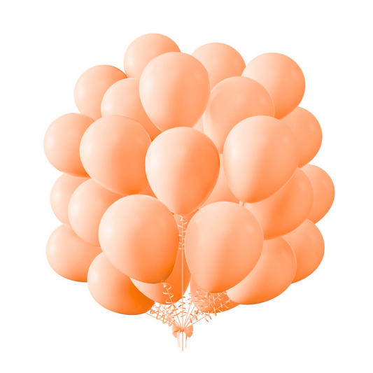 10" Macaron Orange Balloon- 50PC