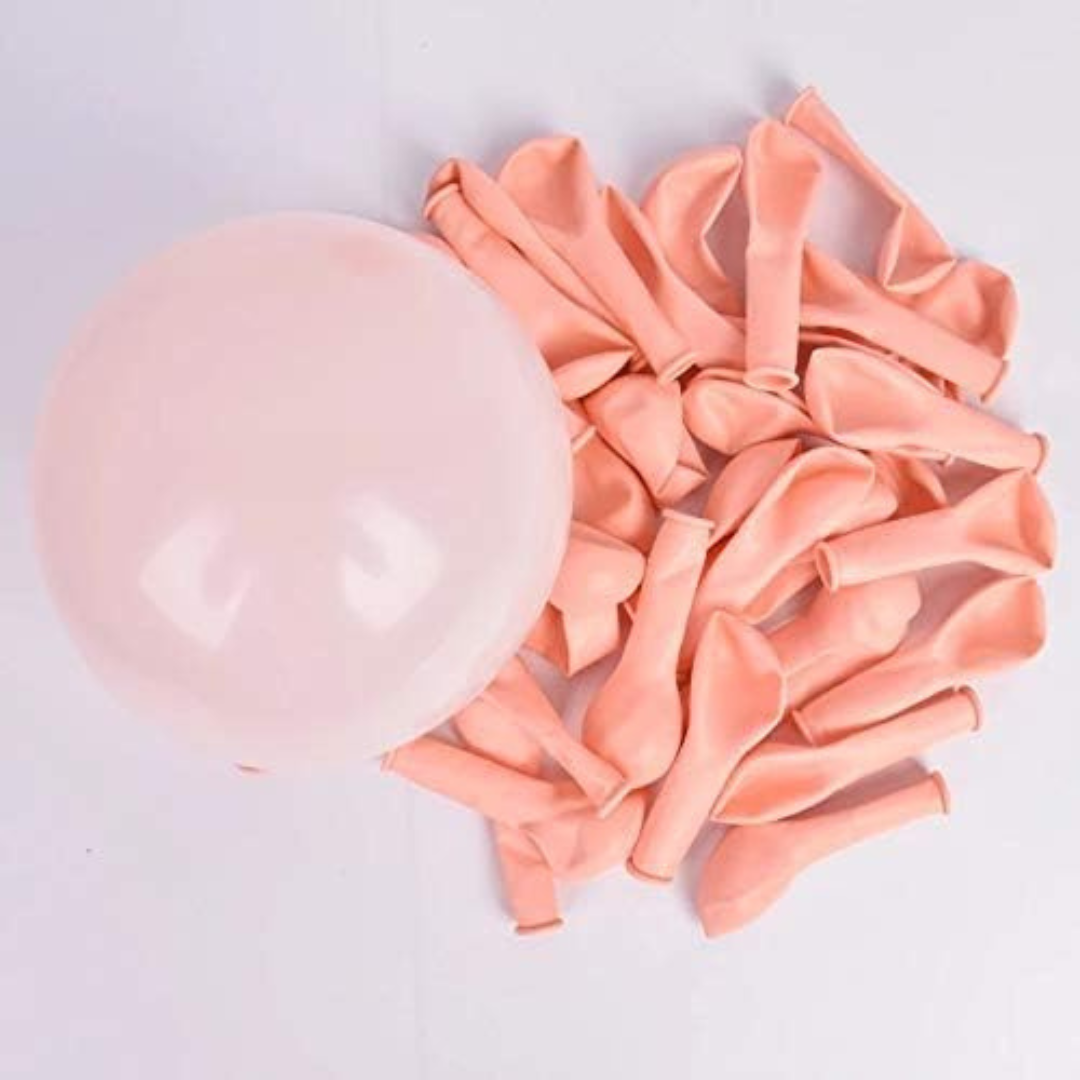 10" Macaron Orange Balloon- 50PC