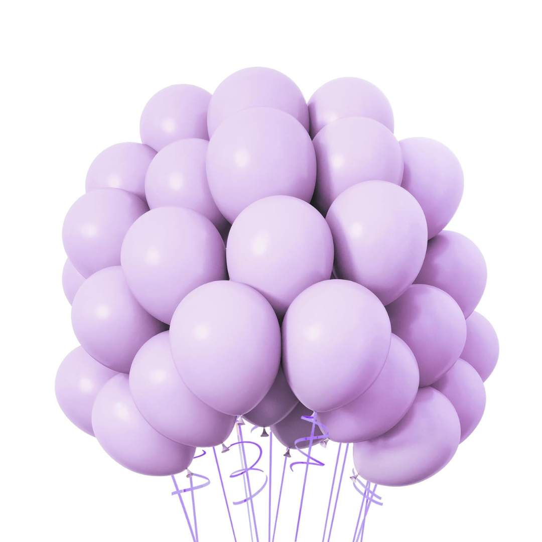 10" Macaron Light Purple Balloon- 50PC