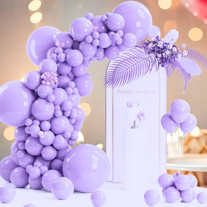 10" Macaron Light Purple Balloon- 50PC