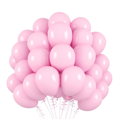 10" Macaron Light Pink Balloon- 50 PC