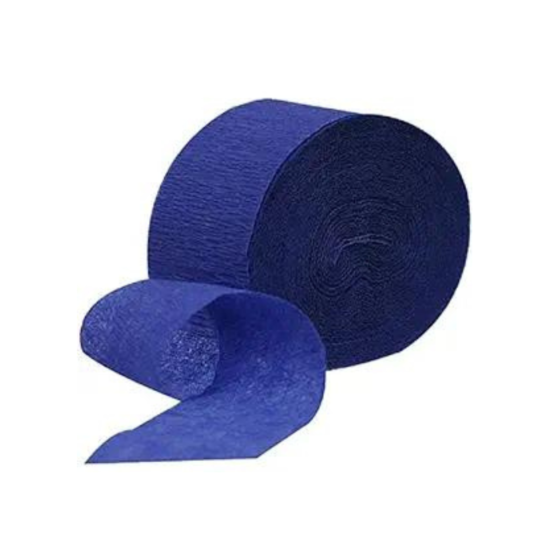 Crepe Streamers Dark Blue ? 4PC