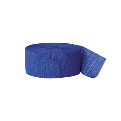 Crepe Streamers Dark Blue ? 4PC