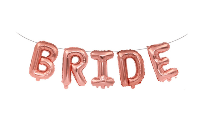 Pop The Champagne BRIDE Banner