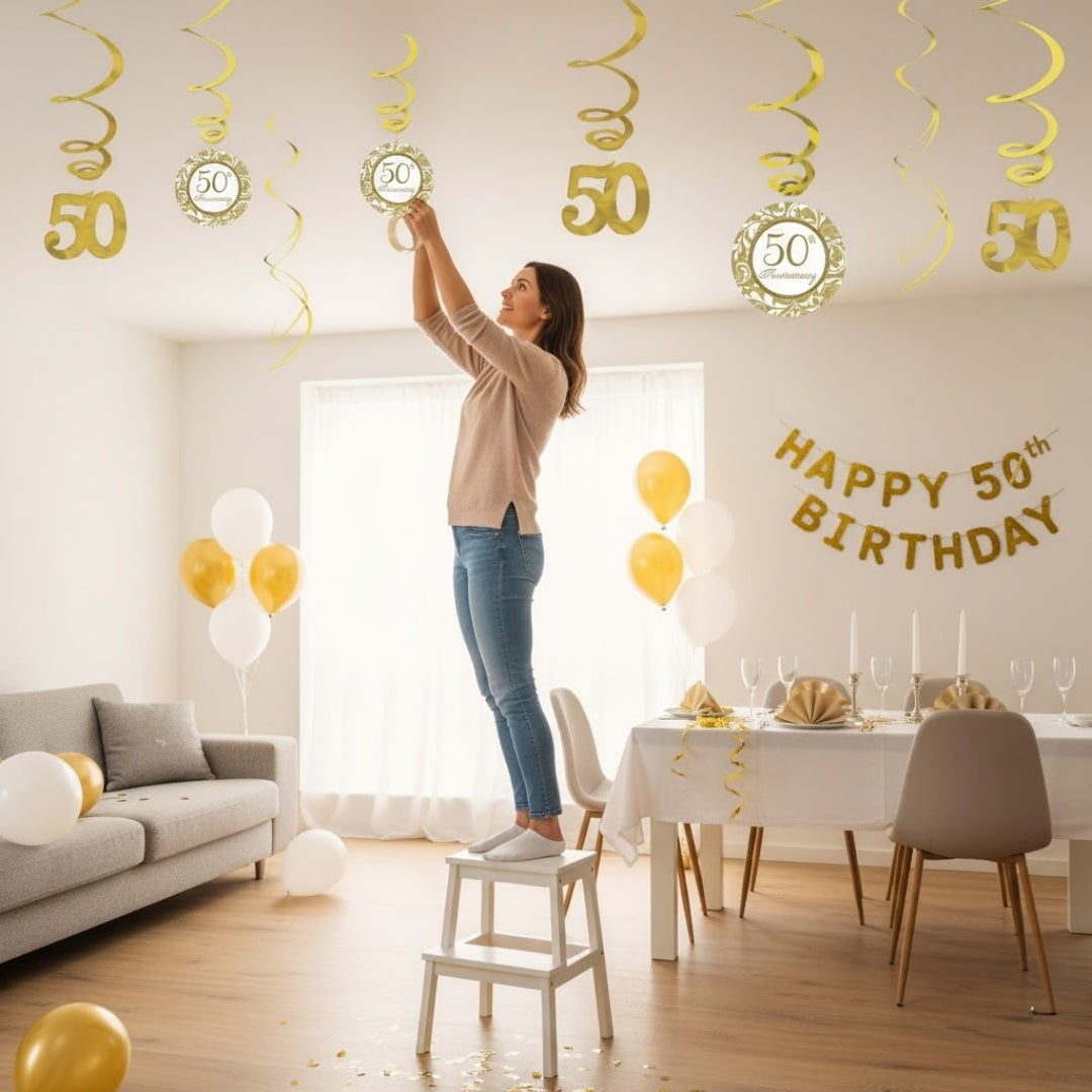 50th Anniversary Swirl Decoration