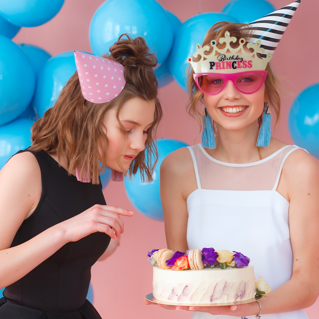 Birthday Princess Pink & White Party Sunglass - 1PC