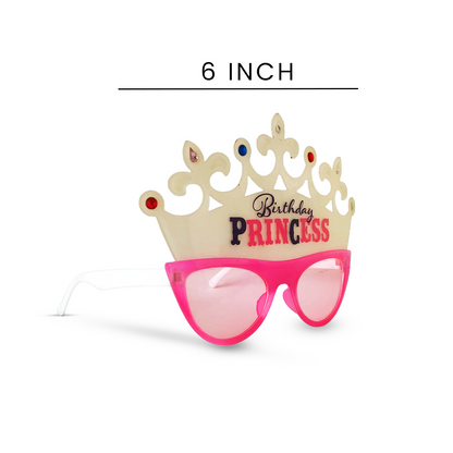Birthday Princess Pink & White Party Sunglass - 1PC