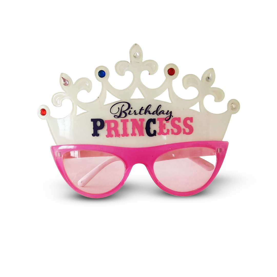 Birthday Princess Pink & White Party Sunglass - 1PC