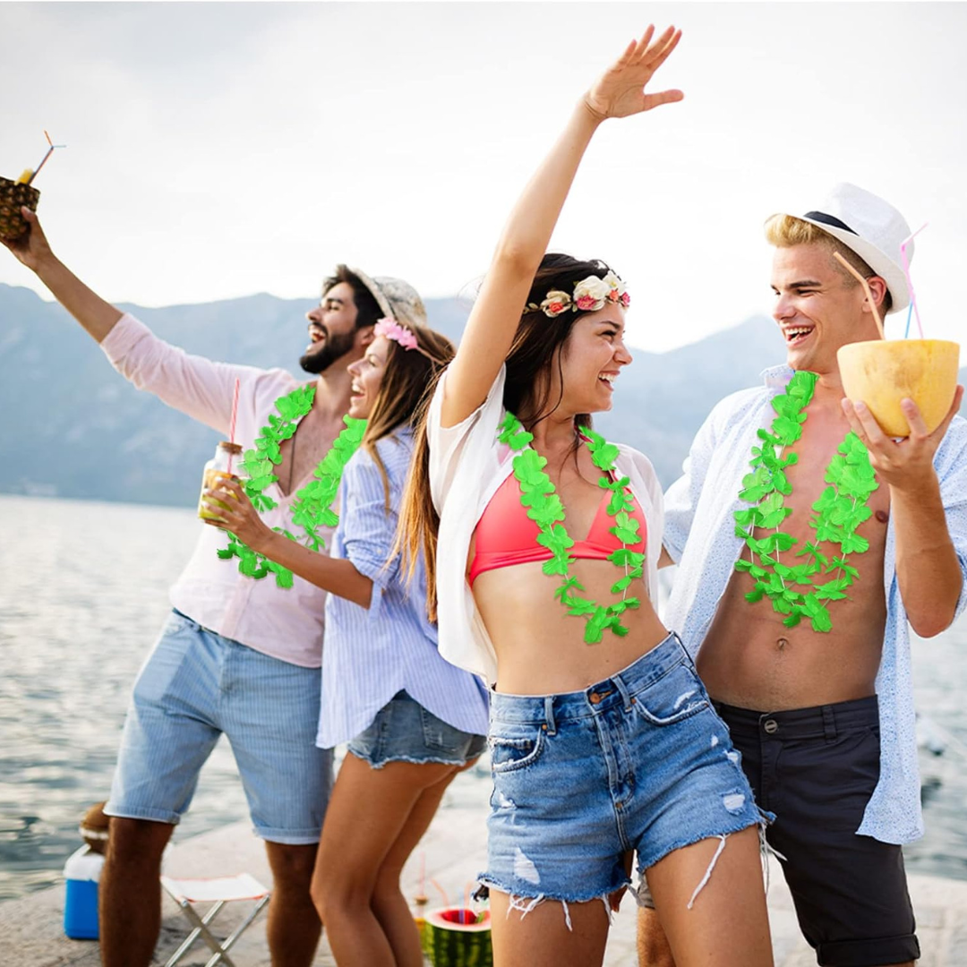 Neon Green Lei Garland