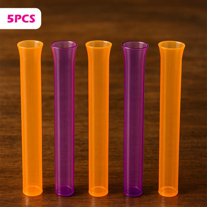 Test Tubes Neon Orange & Purple Set - 5PC