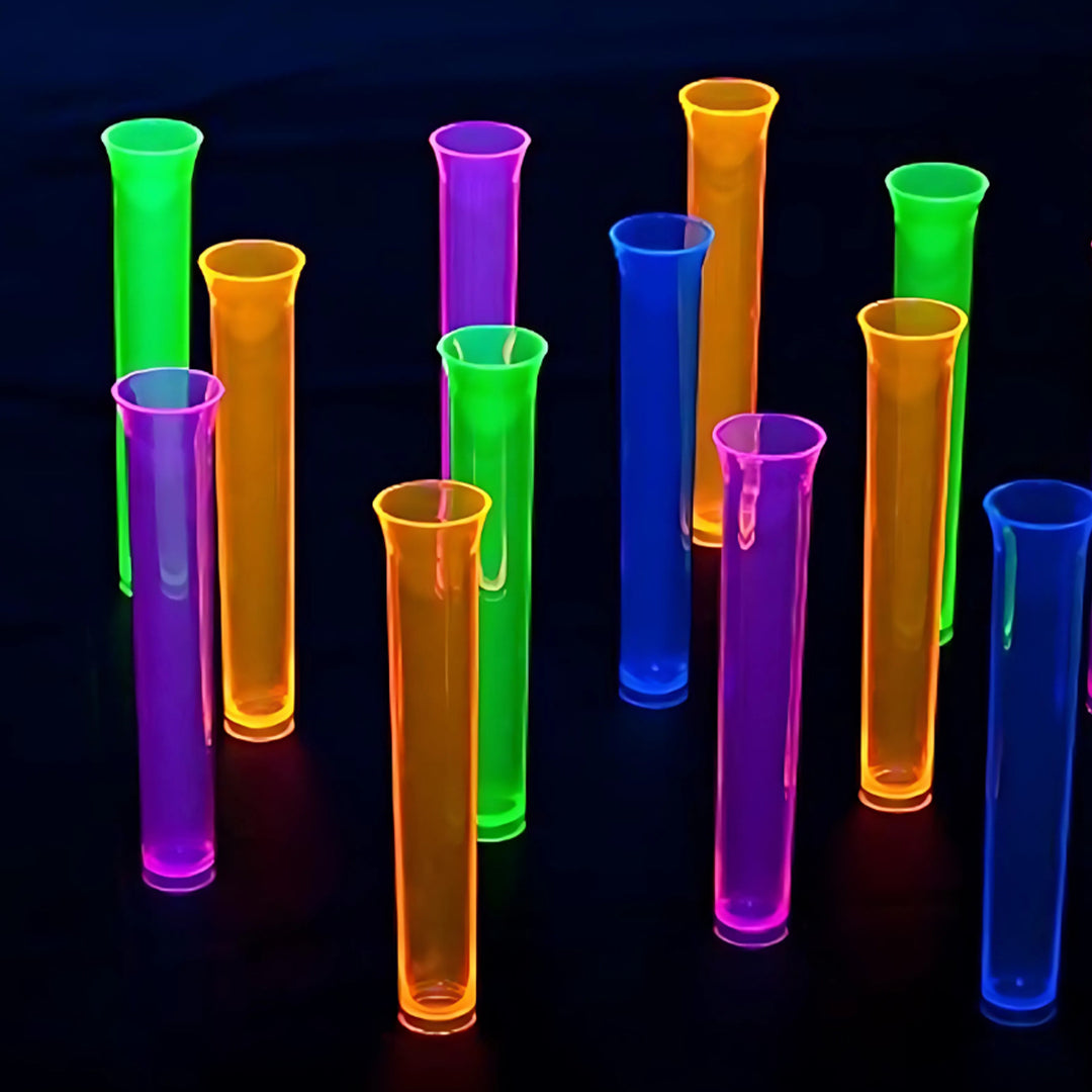 Test Tubes Neon Orange & Purple Set - 5PC