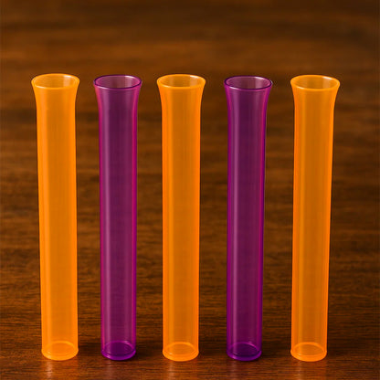 Test Tubes Neon Orange & Purple Set - 5PC