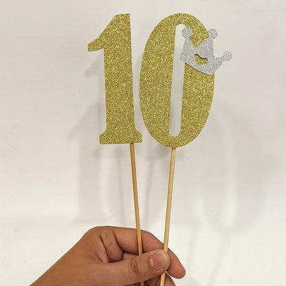 Number 0 Cake Topper - 1PC