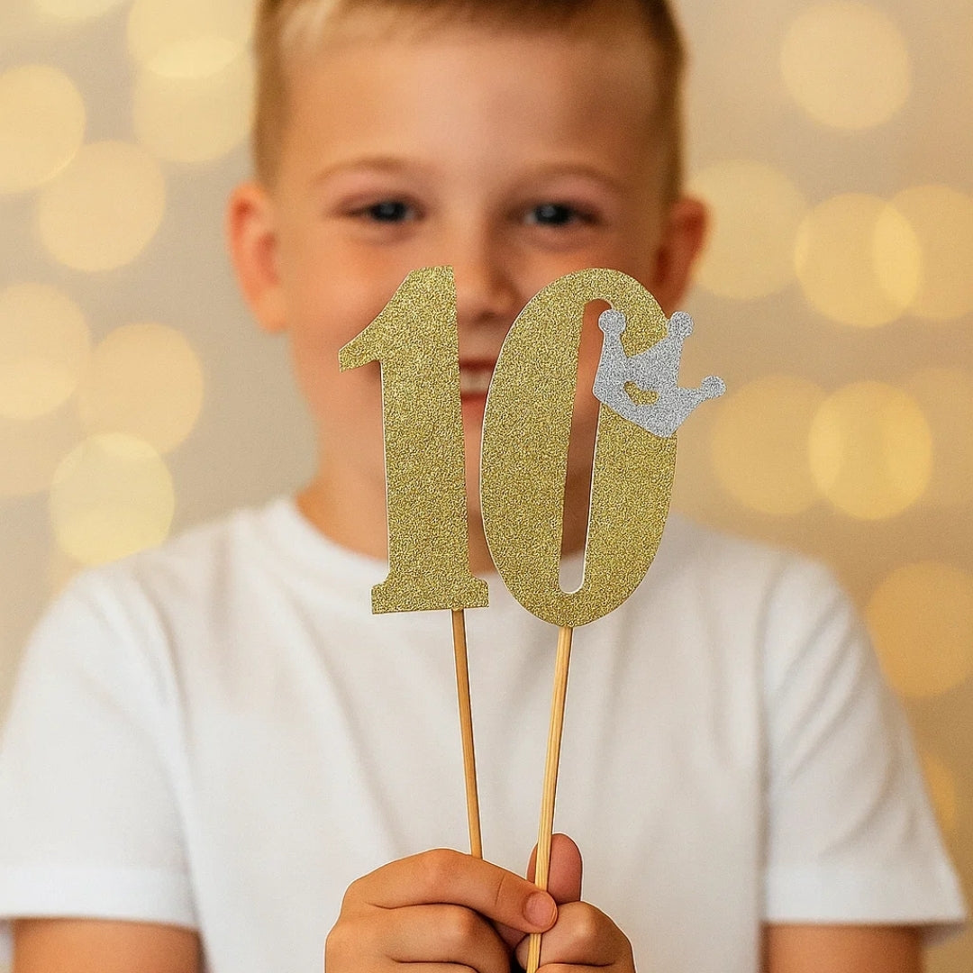 Number 0 Cake Topper - 1PC