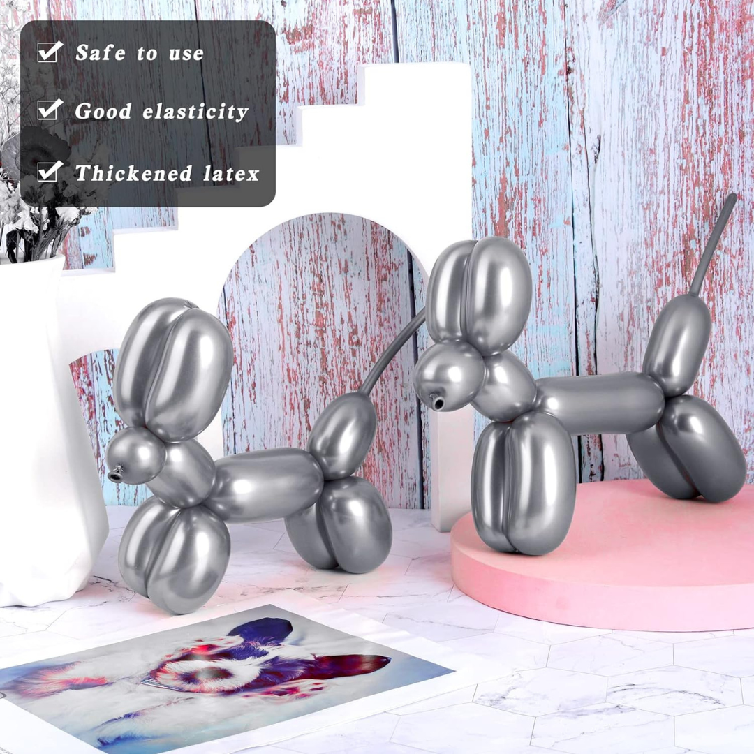 Chrome Silver BT Balloons - 50PC