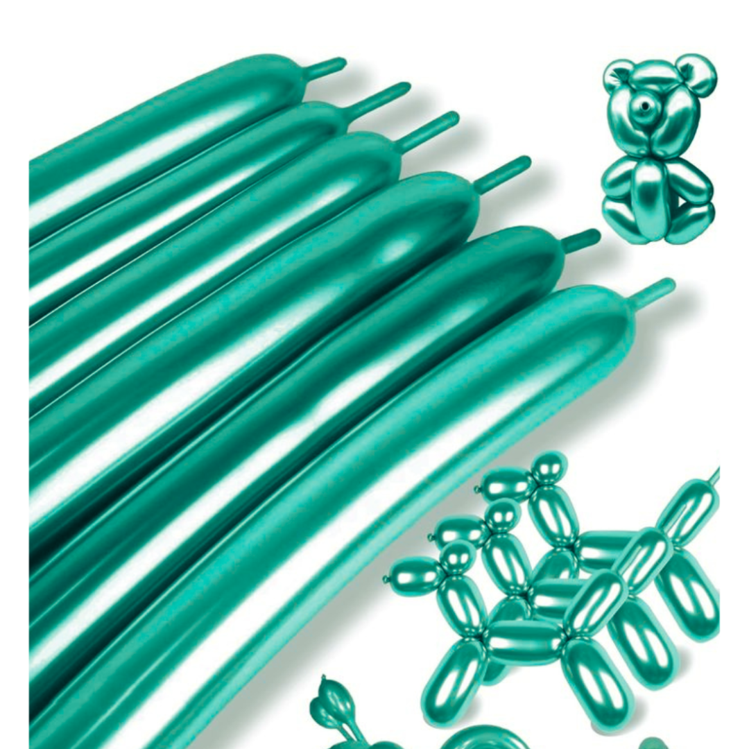 Chrome Green BT Balloons - 50PC