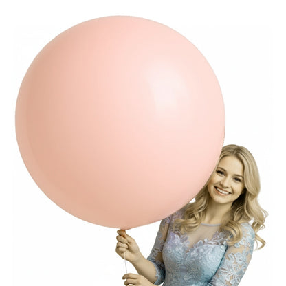 Macaron Peach bladder Latex/ Rubber Balloon - Helium Quality - 36 inches - 1PC