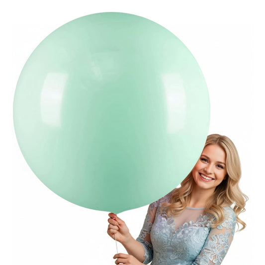 Macaron Sea Green bladder Latex/ Rubber Balloon - Helium Quality - 36 inches - 1PC