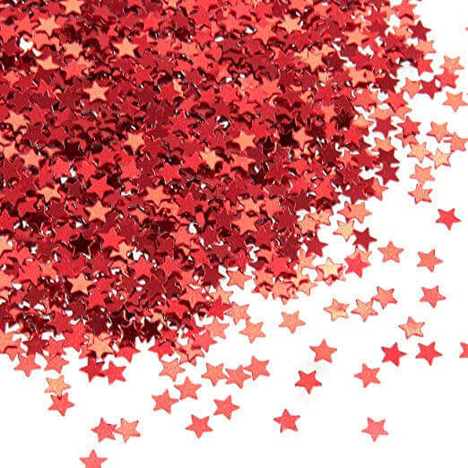 Red Star Confetti