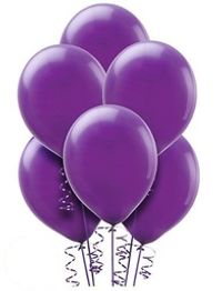 Purple Latex Balloons 12"-10ct