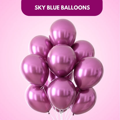Hot Pink Latex/Rubber Balloons - Helium Quality - 12 inches - 10PC
