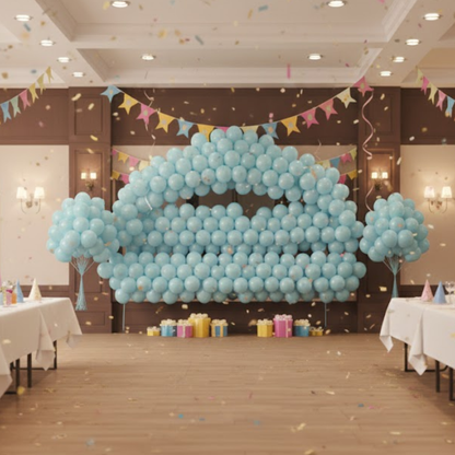 Light Blue Latex Balloons 10" - 20PC