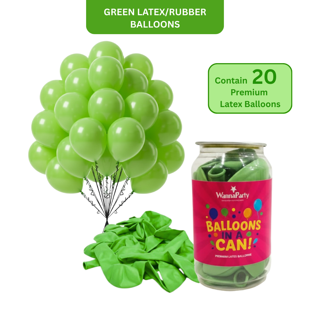 Light Green Latex Balloons 10" - 20PC