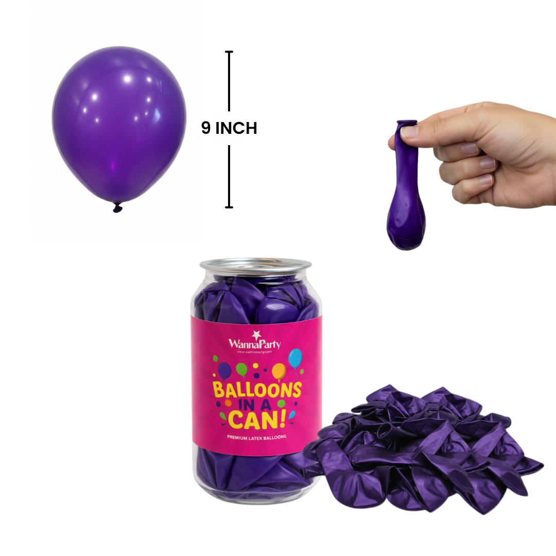 Purple Latex Balloons 10" - 20PC
