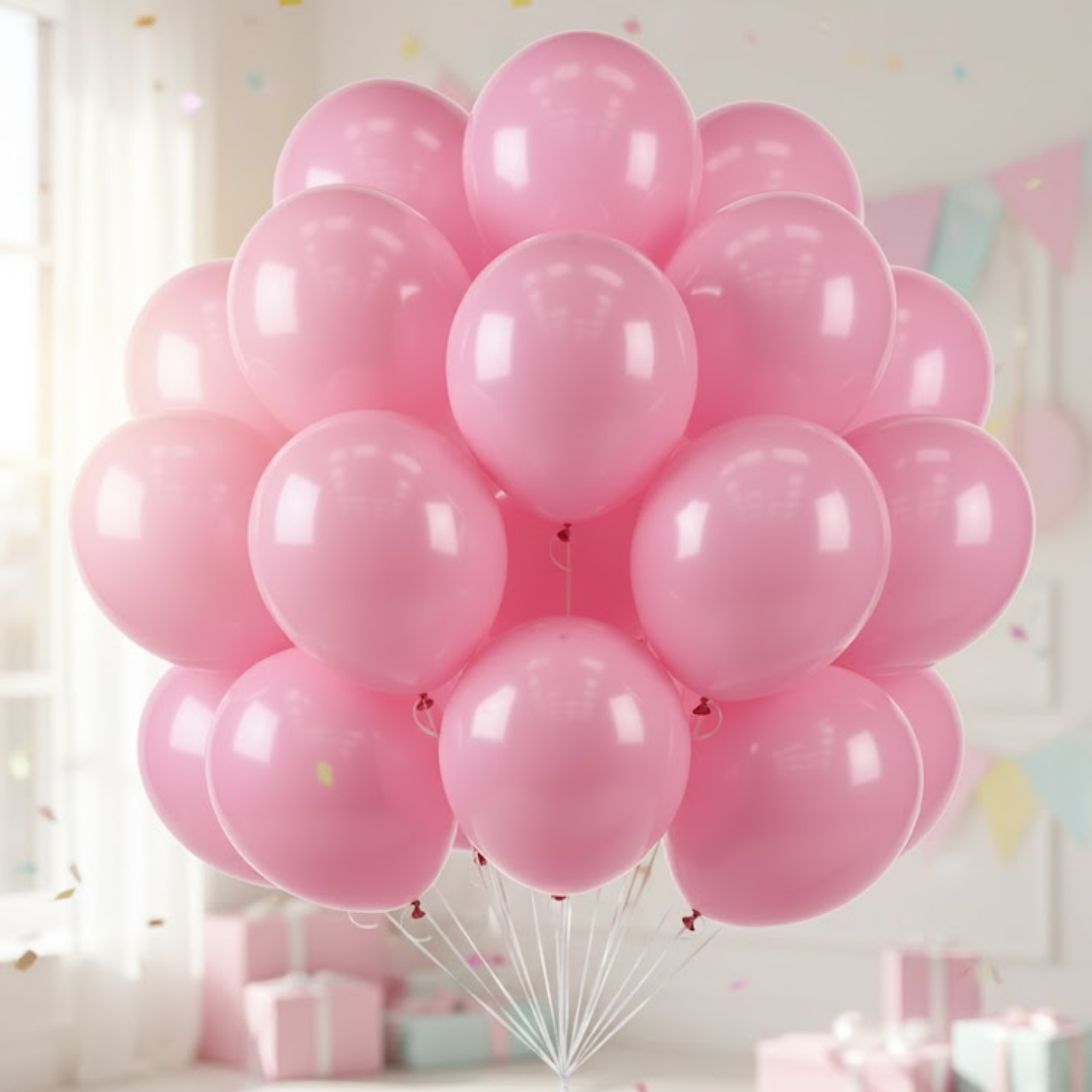Light Pink Latex Balloons 10" - 20PC