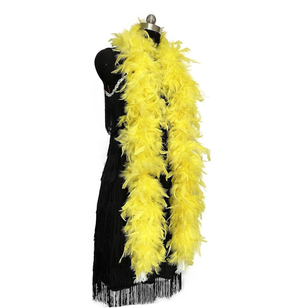 Feather Boa Yellow