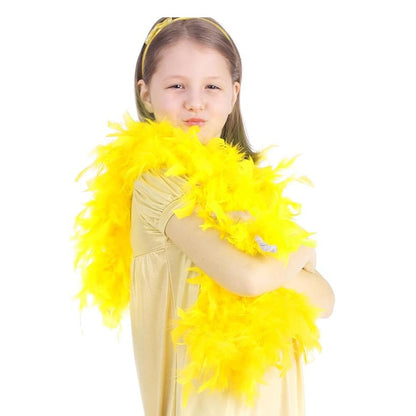 Feather Boa Yellow