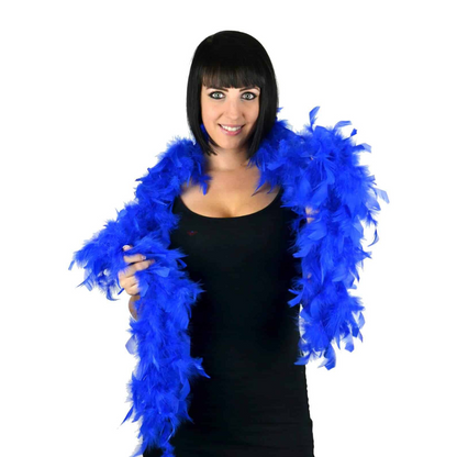 Feather Boa Blue