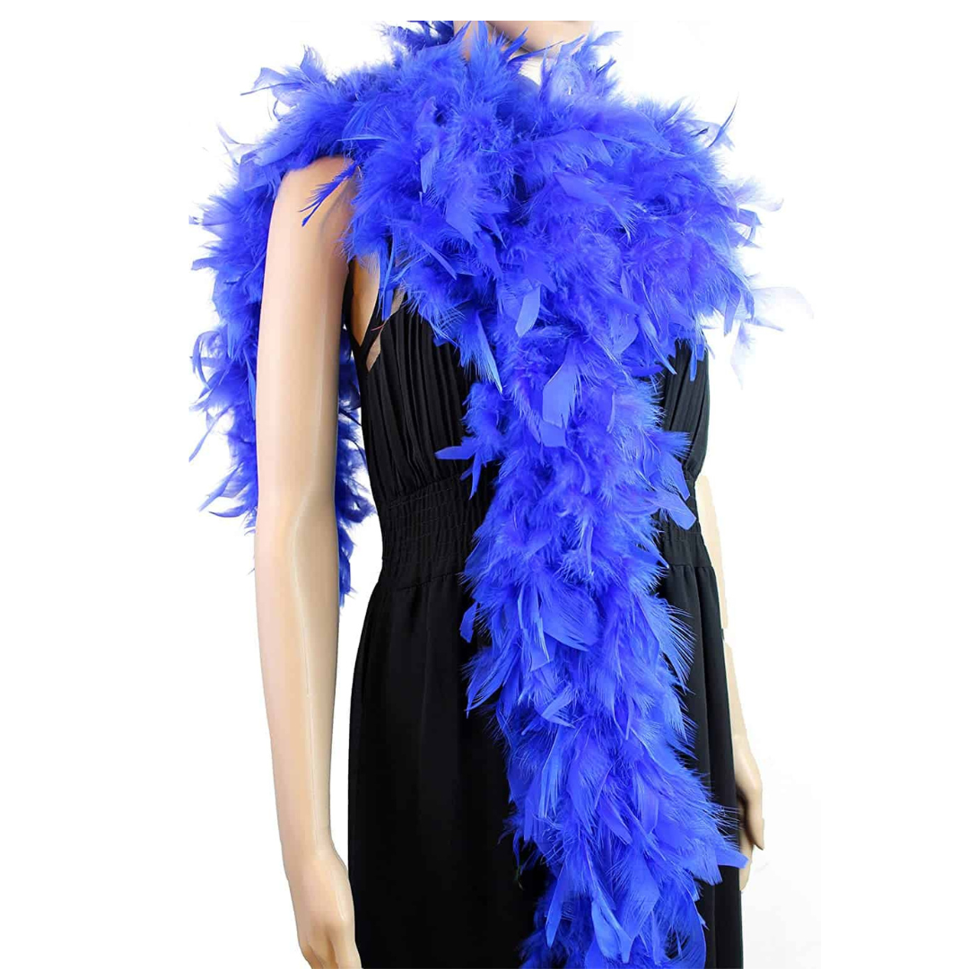 Feather Boa Blue