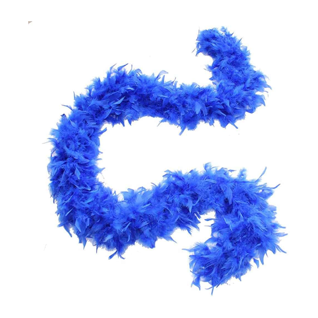 Feather Boa Blue