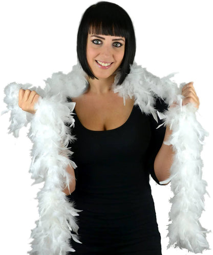 Feather Boa White