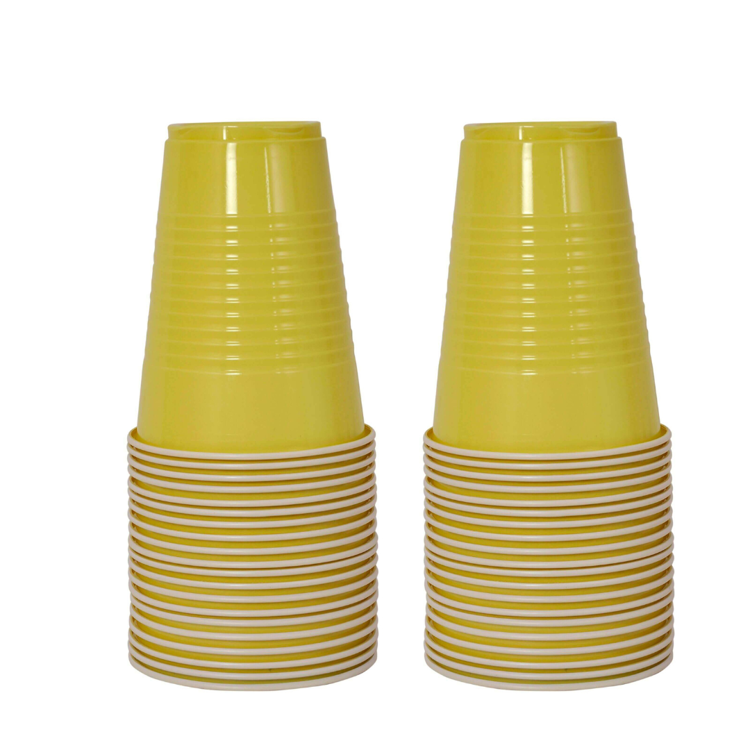 Beer Pong Cups Yellow - 20PC