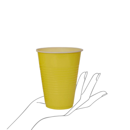 Beer Pong Cups Yellow - 20PC