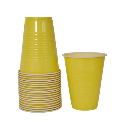 Beer Pong Cups Yellow - 20PC