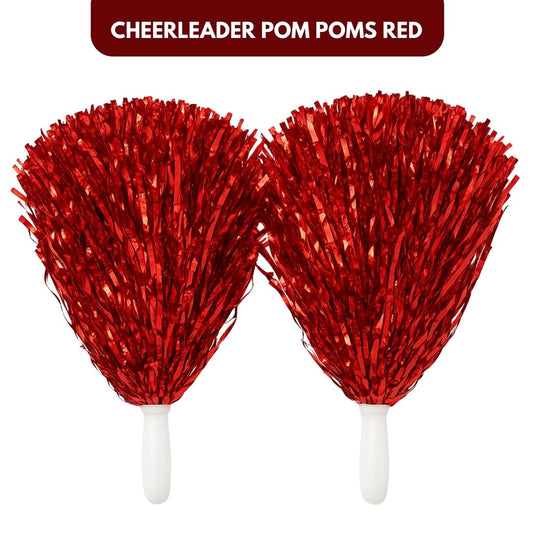 Cheerleader Pom Poms Red