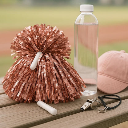 Cheerlead Pom Poms Rose Gold - 1PC
