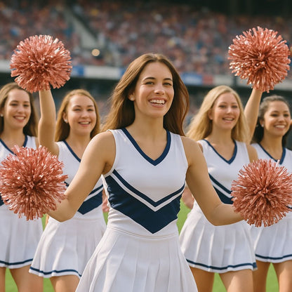 Cheerlead Pom Poms Rose Gold - 1PC